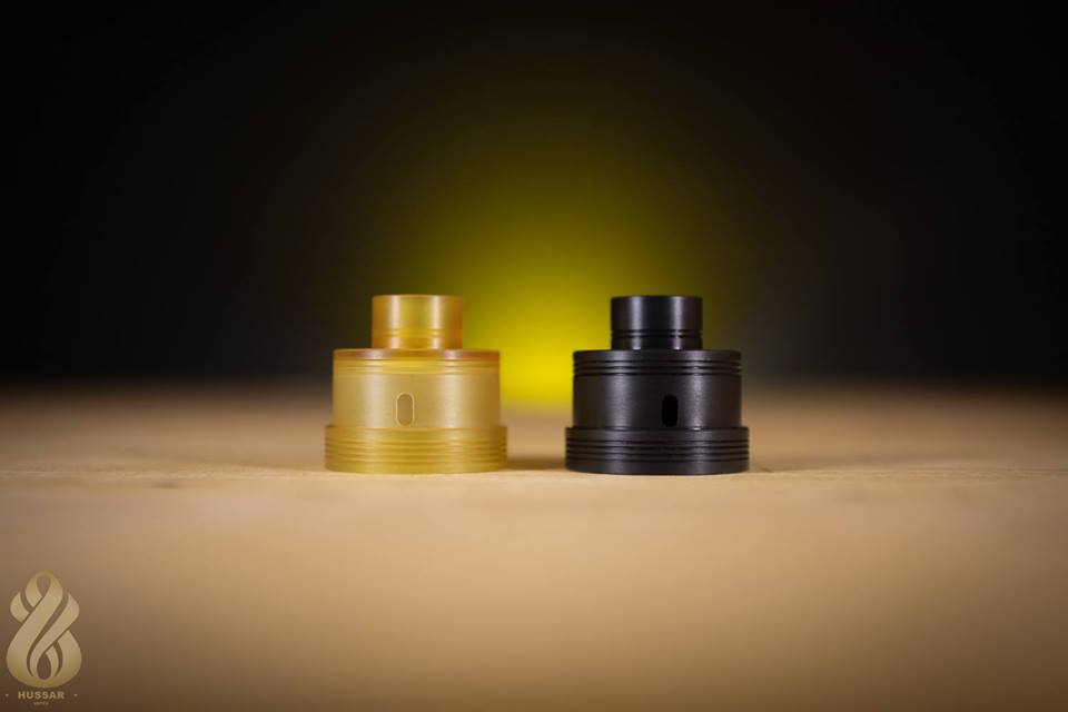 Hussar Vapes Legacy RDA Top Cap-Black