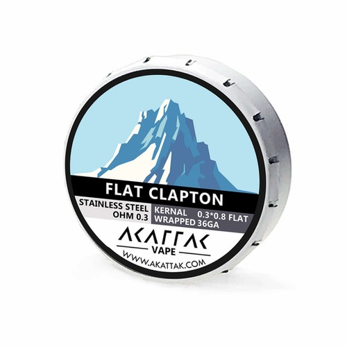 Akattak Flat Clapton Fertig Coil SS316 Akattak Flat Clapton Fertig Coil SS316