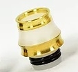 Koncio Mods Drip Tip Hybrid 24k Gold-Gold-White Koncio Mods Drip Tip Hybrid 24k Gold-Gold-White