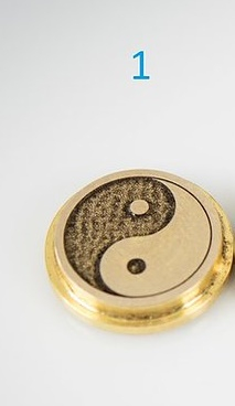 Button Nr.1 Koncio Mods Billet Box Brass 3D Button-Button Nr.1