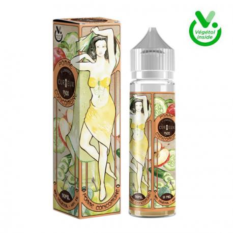 Curieux 1900 Apple Cocombre  Curieux 1900 Apple Cocombre-50ml Shortfill-0 mg