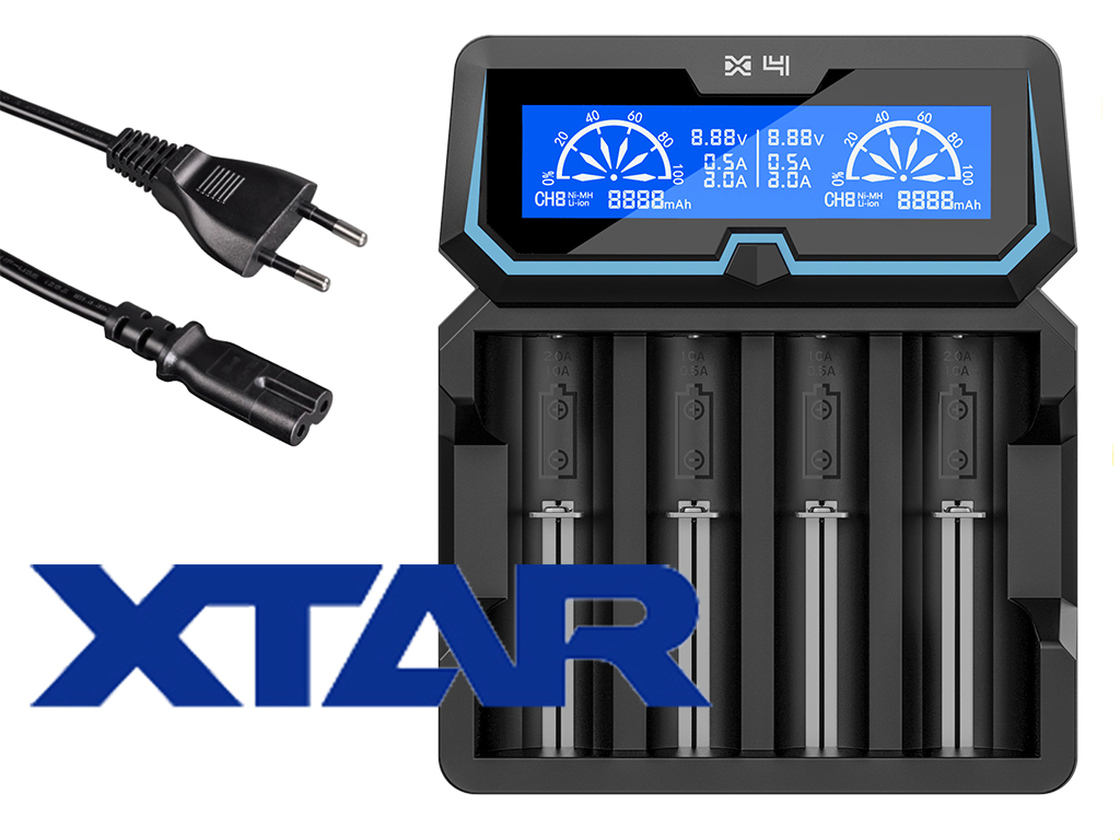 Xtar X4 Ansicht von oben Xtar X4
