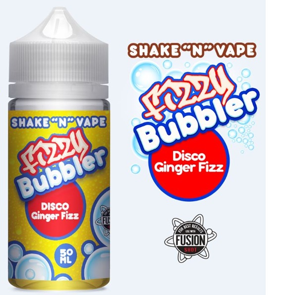 Fizzy Bubbler Disco Ginger Fizz-50ml Shake'n'Vape