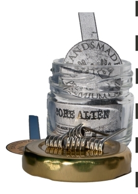 5IVE core alien Handmade Premium Coils aus Slowenien-SIX core alien 0.22 ohm