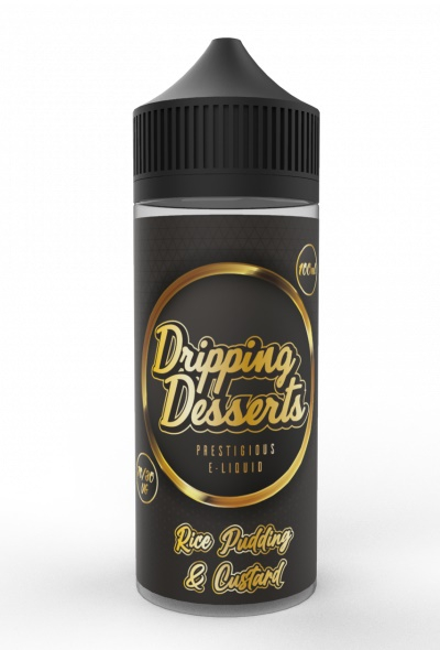 Dripping Desserts Rice Pudding & Custard-100ml Shortfill