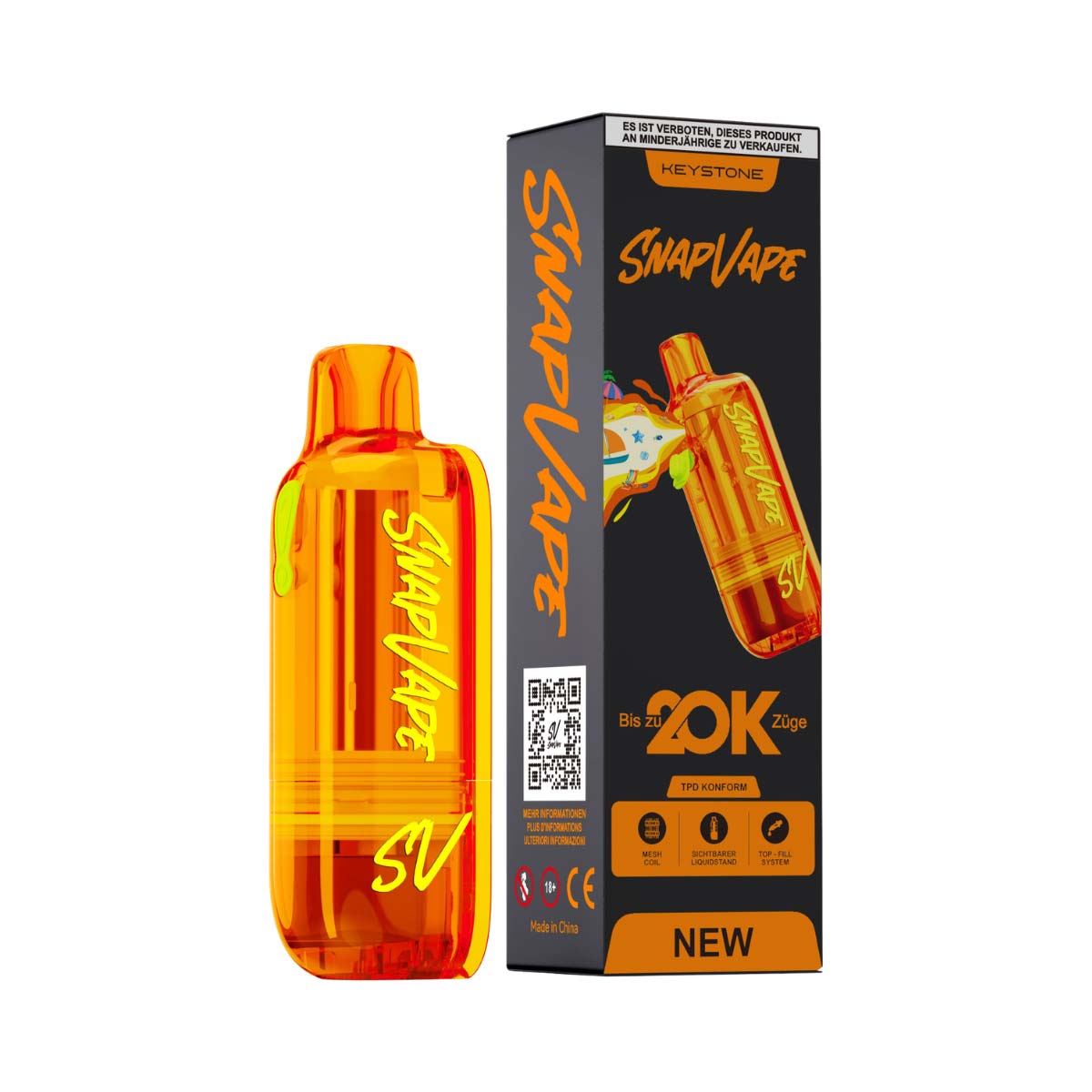 Keystone SnapVape leer Pod