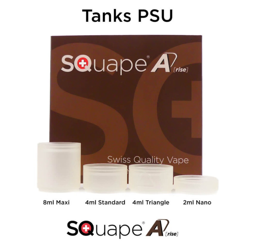 Stattqualm Squape A[rise] PSU Tankglas