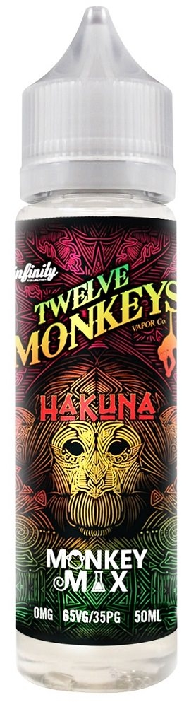 12 Monkeys Hakuna-50ml Shortfill-0 mg