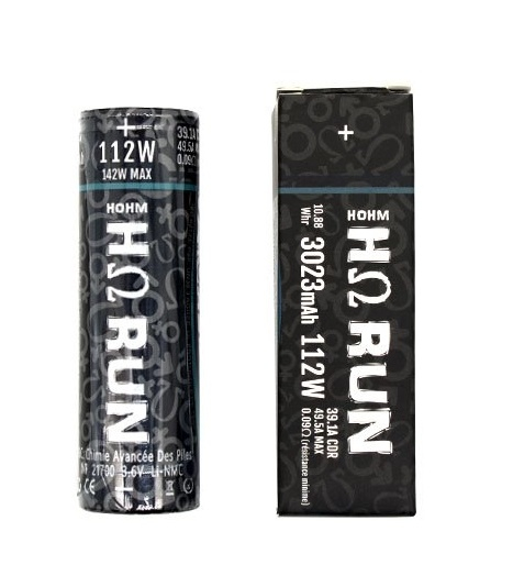 Hohm Tech Hohm Run 21700 3023mAh Ansicht mit Verpackung Hohm Tech Hohm Run 21700 3023mAh