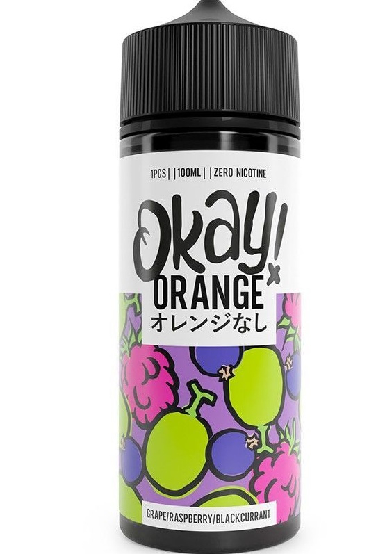 Okay! Orange Grape/Raspberry/Blackcurrant-100ml Shortfill