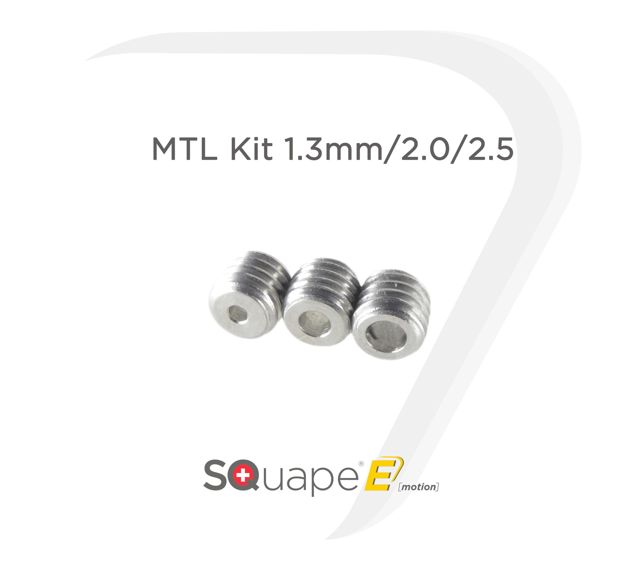 Squape MTL Kit 1.3/2.0/2.5mm SQuape E