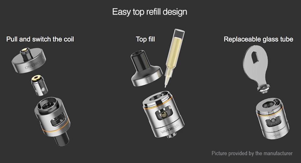 Vaporesso VM Tank befüllen