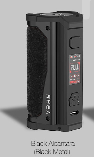 Aspire Rhea 200W Mod-Black Alcantara