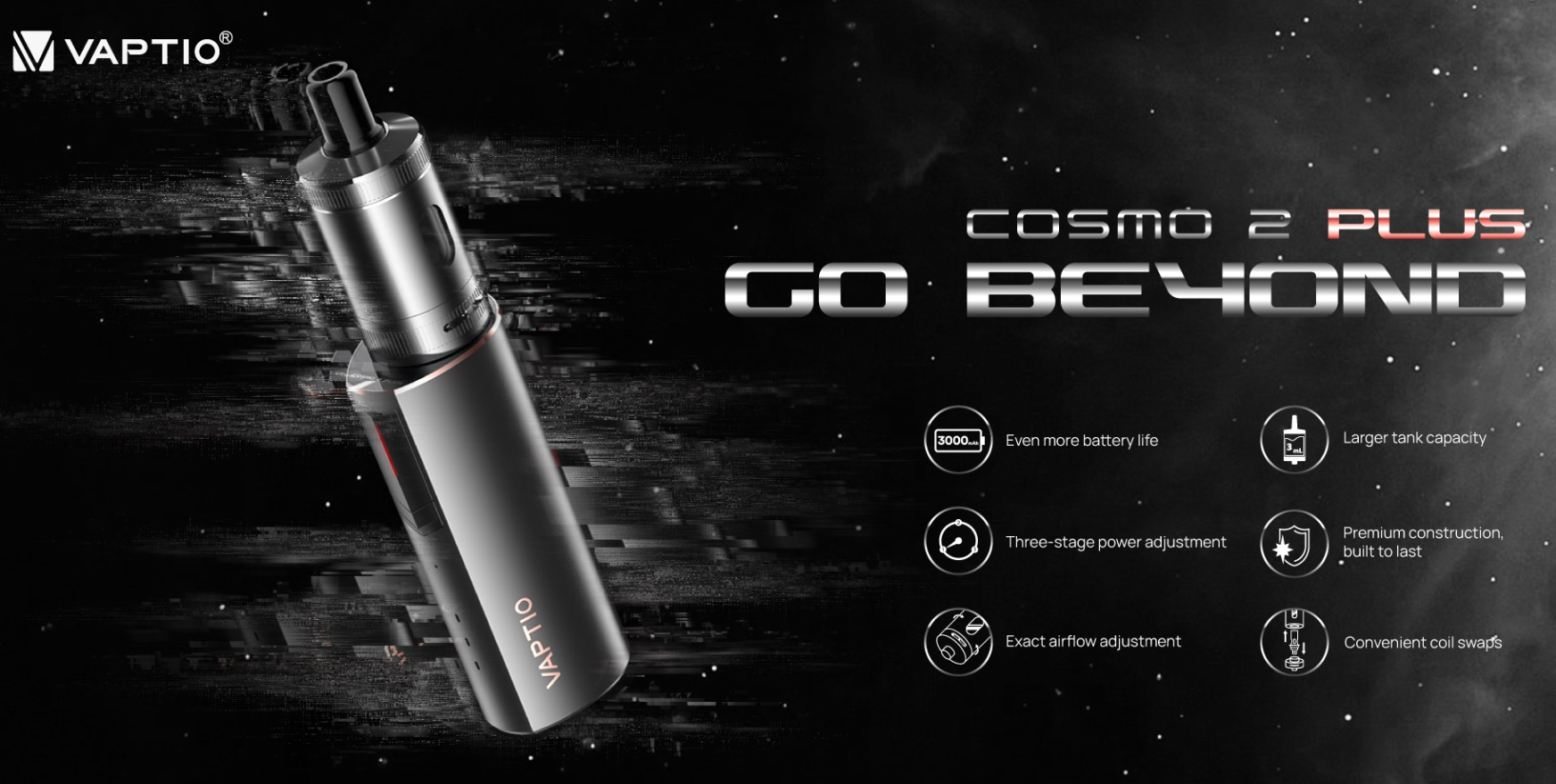Vaptio Cosmo 2 Plus Kit Vaptio Cosmo 2 Plus Kit