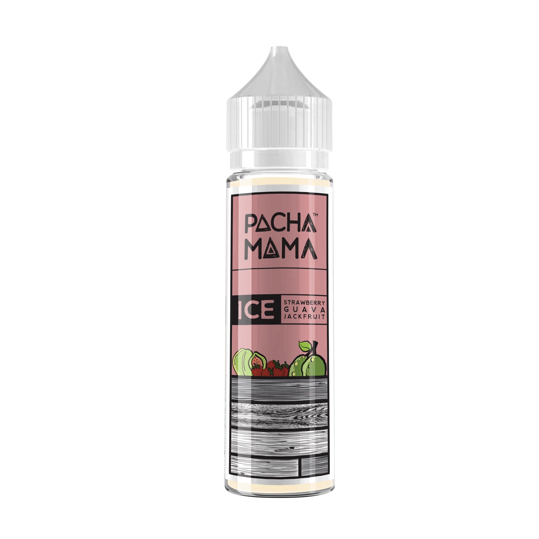 Pacha Mama Strawberry Guava Jackfruit Ice-50ml Shortfill-0 mg