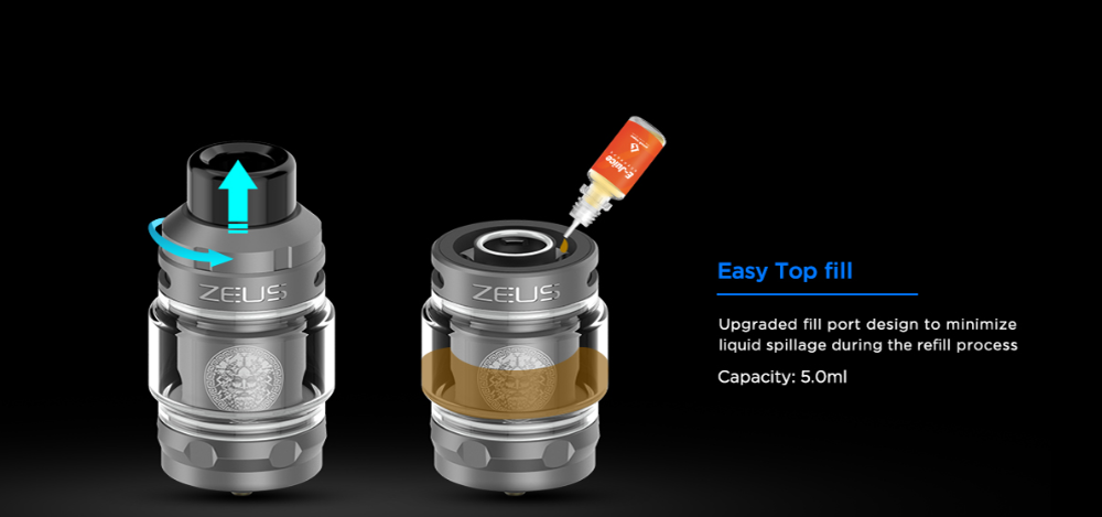 Geekvape Zeus Subohm Tank befüllen