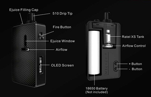 Mechlyfe Ratel XS AIO 80W Eigenheiten