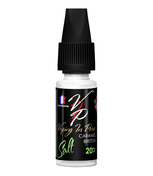 Vaping in Paris Caramel Breton Nic Salt 20mg