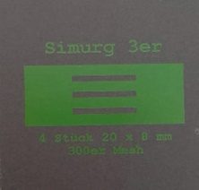 The Real M Simurg 3er SS316 Mesh Ansicht Packungsaufdruck