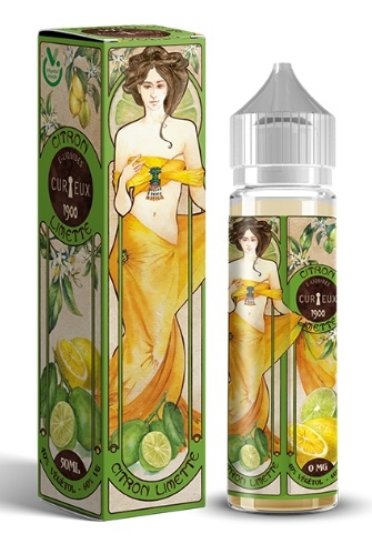 Curieux 1900 Citron Limette Ansicht Flasche Curieux 1900 Citrone Limette-50 ml