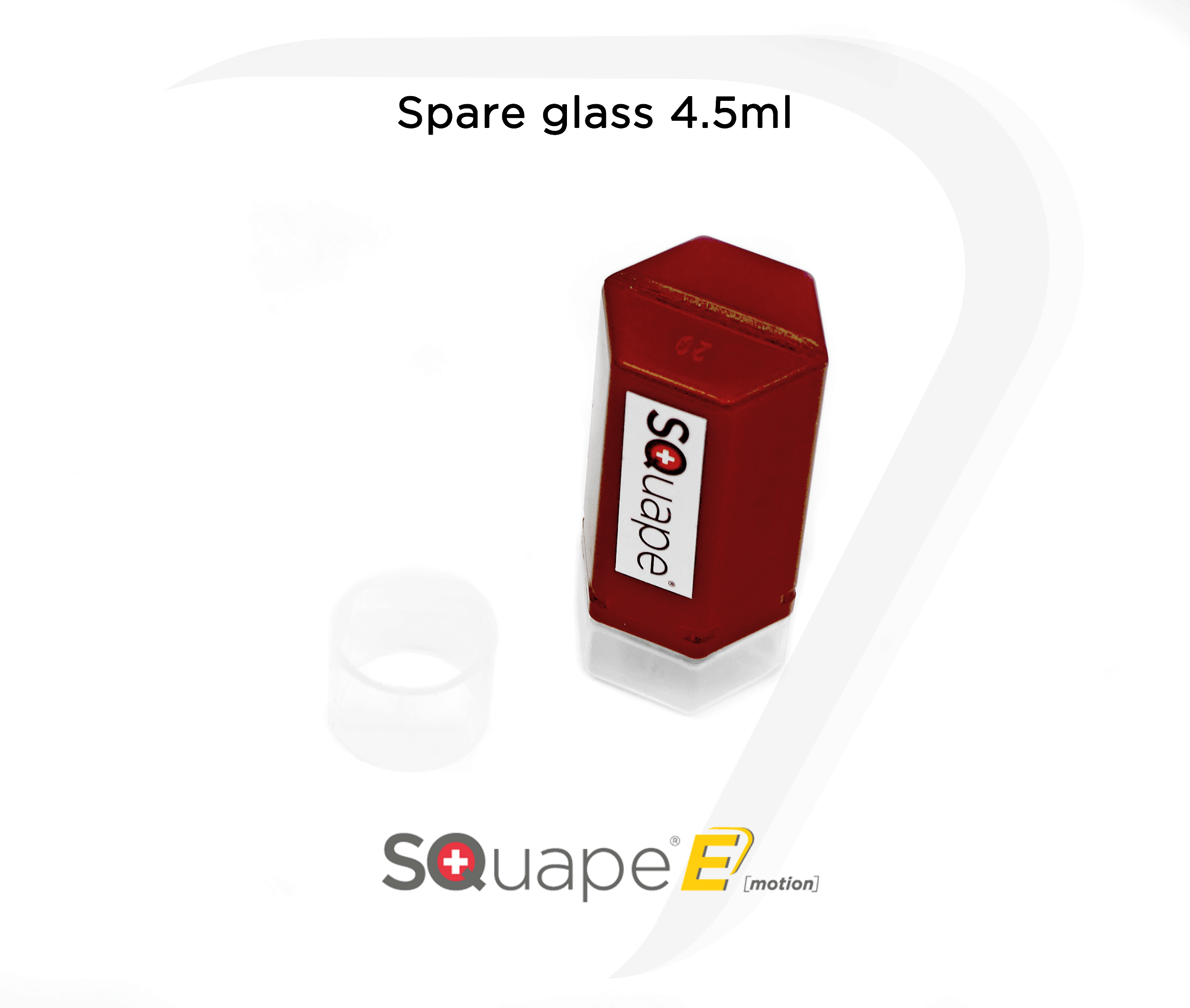 Ersatz Borosilikatglas SQuape E[motion] 4.5ml