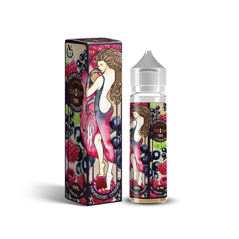 Curieux 1900 Framboise Cassis Curieux 1900 Framboise Cassis-50ml Shortfill-0 mg